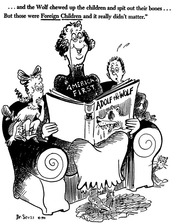 Dr. Seuss’ political cartoon